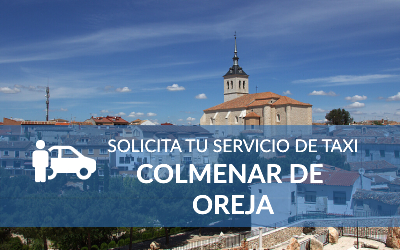 Solicita tu Taxi en Colmenar